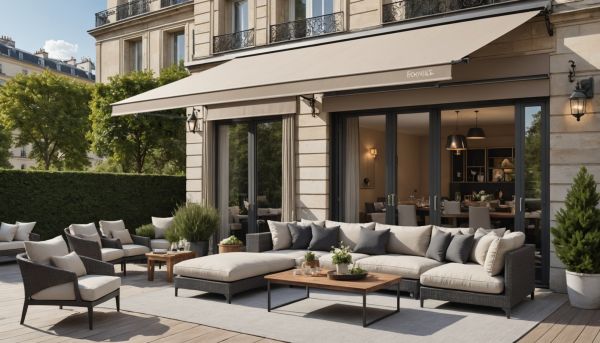 Store banne haut de gamme à Paris : transformer une terrasse en véritable espace de vie gamme pour son store banne
